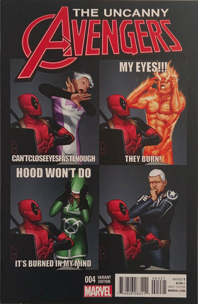 UNCANNY AVENGERS (2015-2018) # 4 CHRISTOPHER 1:10 DEADPOOL VARIANT COVER