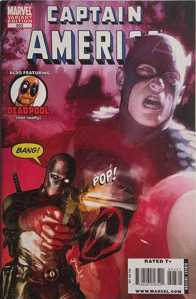 CAPTAIN AMERICA (2005-2011) # 603 PAREL 1:15 DEADPOOL VARIANT COVER