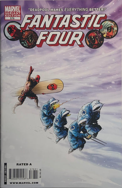 FANTASTIC FOUR (1998-2011) #576 DAVIS 1:15 DEADPOOL VARIANT COVER