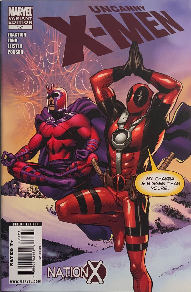 UNCANNY X-MEN (1963-2011) #521 MOLINE 1:15 DEADPOOL VARIANT COVER