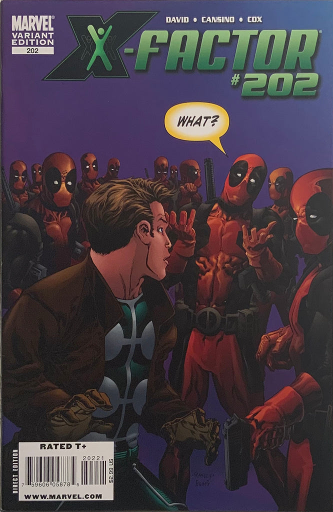 X-FACTOR (2006-2013) #202 RANEY 1:15 DEADPOOL VARIANT COVER