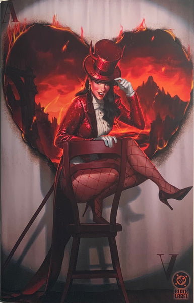 ZATANNA BRING DOWN THE HOUSE # 5 VEGA 1:25 VIRGIN VARIANT COVER