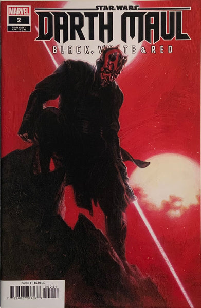 STAR WARS : DARTH MAUL BLACK WHITE & RED # 2 DELL’OTTO VARIANT COVER