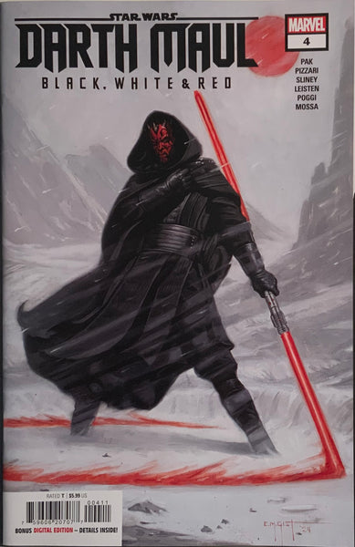 STAR WARS : DARTH MAUL BLACK WHITE & RED # 4