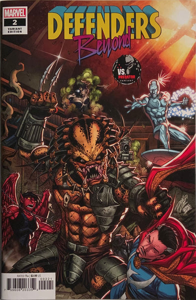 DEFENDERS BEYOND # 2 VS PREDATOR VARIANT COVER