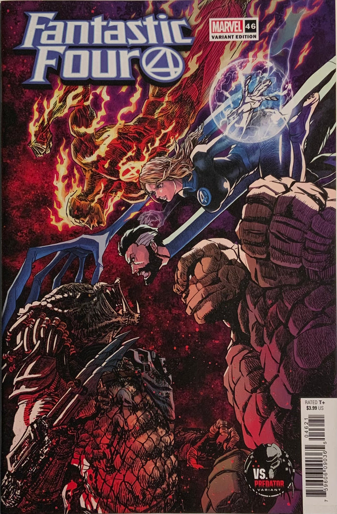 FANTASTIC FOUR (2018-2022) #46 VS PREDATOR VARIANT COVER