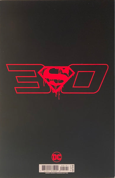 DEATH OF SUPERMAN 30TH ANNIVERSARY SPECIAL DIE-CUT VARIANT COVER