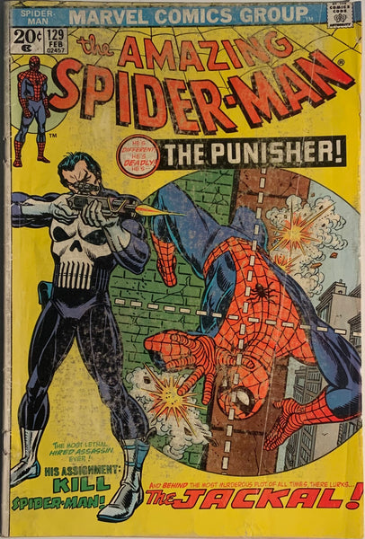 AMAZING SPIDER-MAN (1963-1998) # 129 FIRST APPEARANCE OF THE PUNISHER