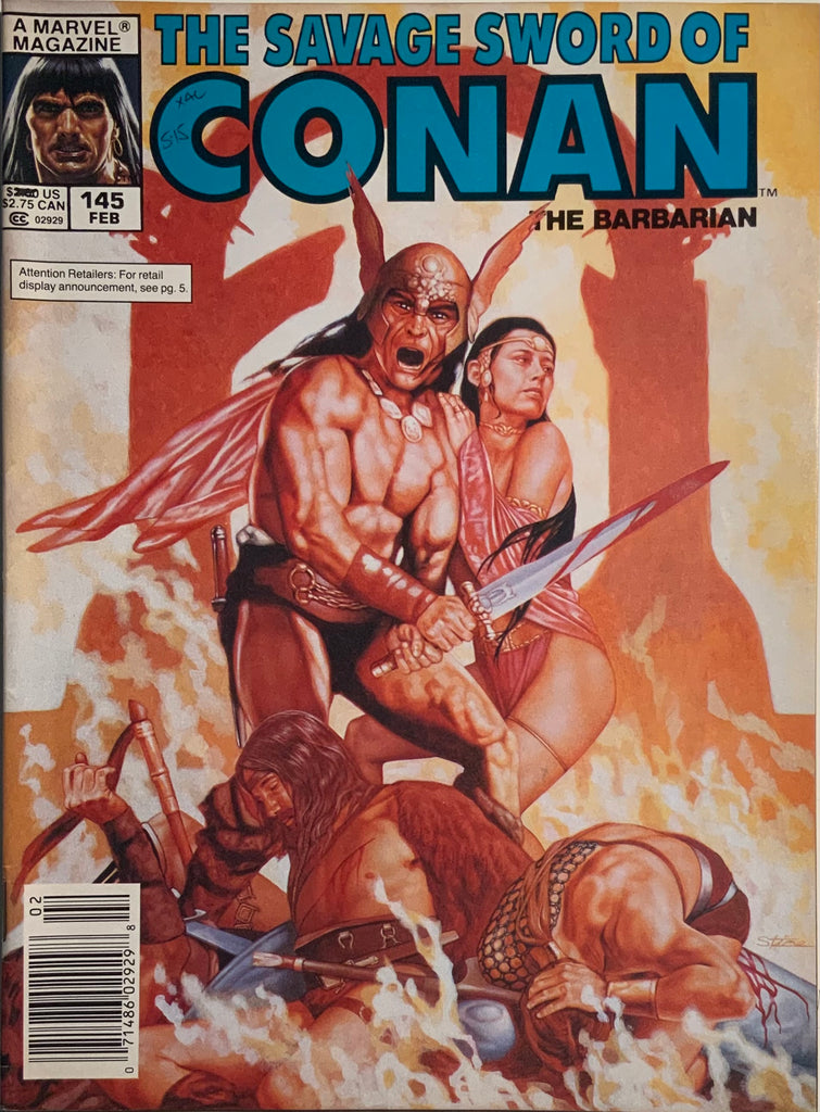 THE SAVAGE SWORD OF CONAN #145