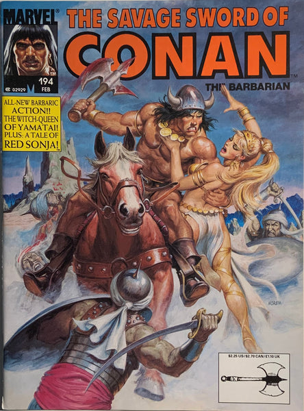 THE SAVAGE SWORD OF CONAN #194