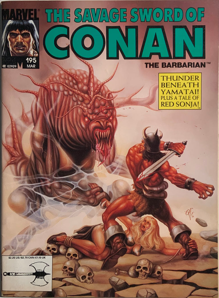 THE SAVAGE SWORD OF CONAN #195