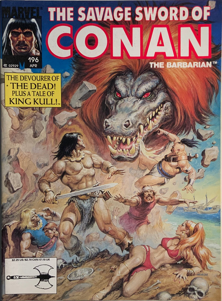 THE SAVAGE SWORD OF CONAN #196 FIRST APPEARANCE OF AMMUT THE SOUL DEVOURER