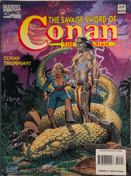 THE SAVAGE SWORD OF CONAN #215