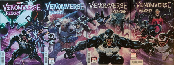 VENOMVERSE REBORN # 1 - 4 YU SET OF CONNECTING VARIANT COVERS