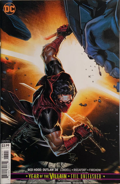 RED HOOD : OUTLAW #38 TAN VARIANT COVER