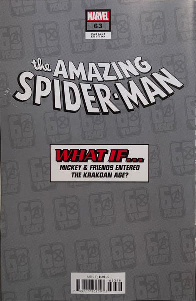 AMAZING SPIDER-MAN (2022) #63 DISNEY 100 1:100 VARIANT COVER