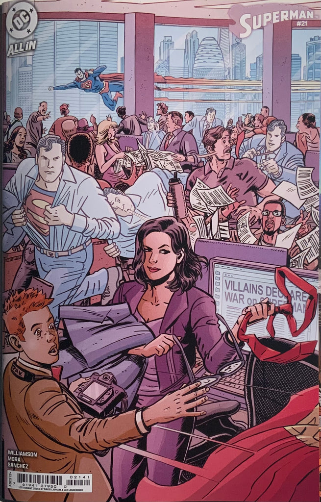 SUPERMAN (2023) #21 LAPHAM 1:25 VARIANT COVER