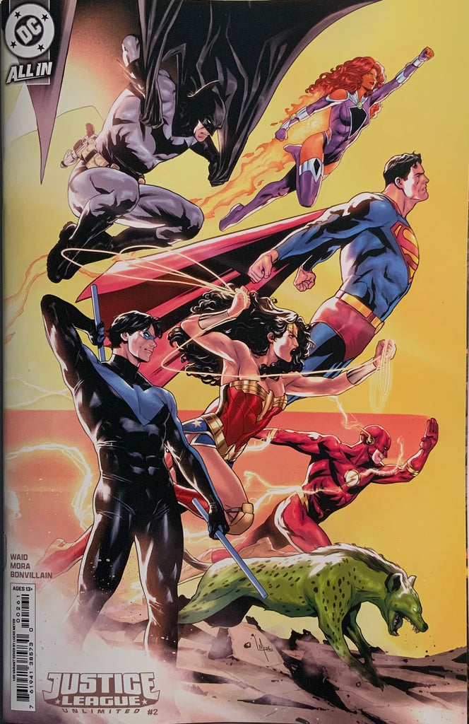 JUSTICE LEAGUE UNLIMITED #2 MEYER 1:50 VARIANT COVER