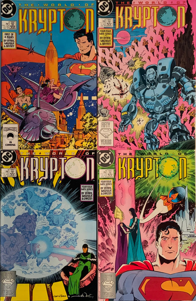 THE WORLD OF KRYPTON SET # 1 - 4