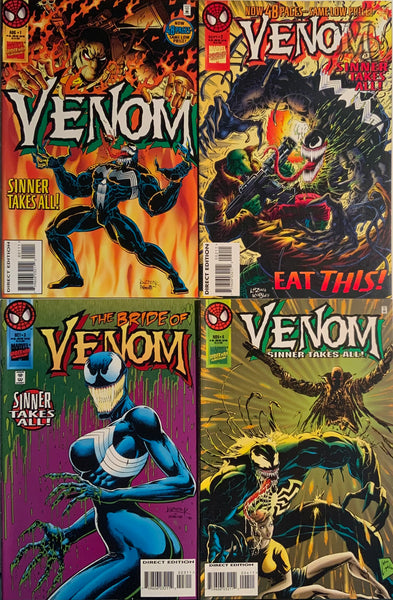 VENOM : SINNER TAKES ALL (1995) SET # 1 - 5