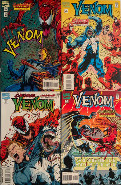 VENOM : CARNAGE UNLEASHED # 1 - 4 SET