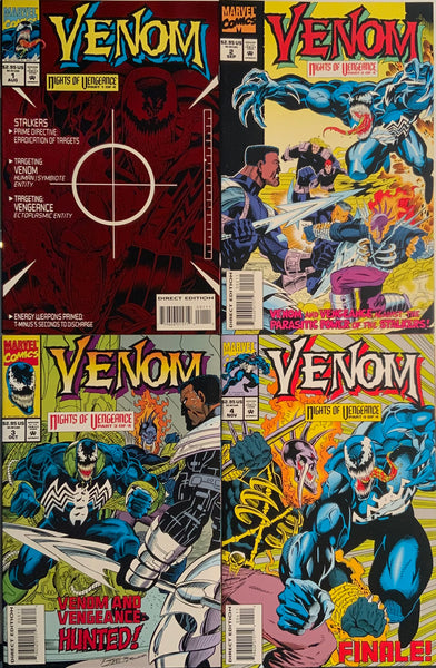 VENOM : NIGHTS OF VENGEANCE # 1 - 4 SET