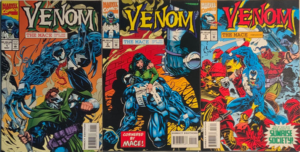 VENOM : THE MACE # 1 - 3 SET