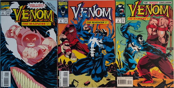 VENOM : THE MADNESS # 1 - 3 SET