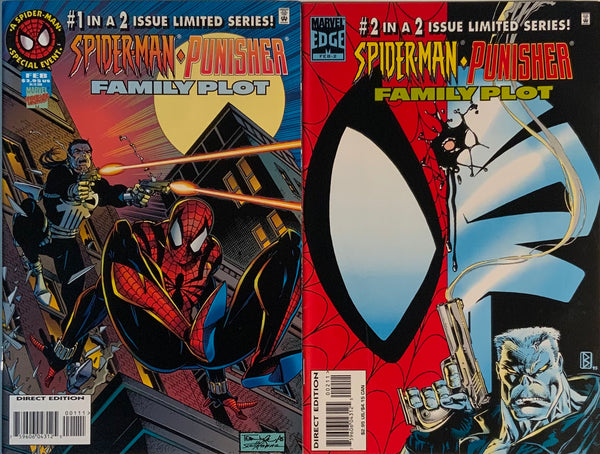 SPIDER-MAN / PUNISHER : FAMILY PLOT # 1 - 2 SET