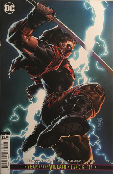RED HOOD : OUTLAW # 37 TAN VARIANT COVER FIRST APPEARANCE OF THE NEW OUTLAWS
