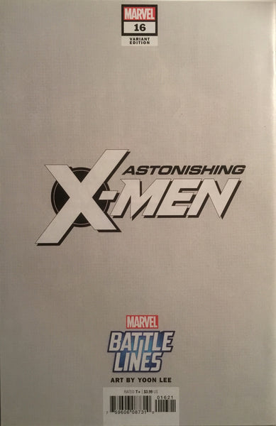ASTONISHING X-MEN (2017-2019) #16 THANOS BATTLE LINES VARIANT COVER