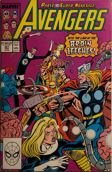 AVENGERS (1963-1996) #301 FIRST APPEARANCE OF SUPER-NOVA