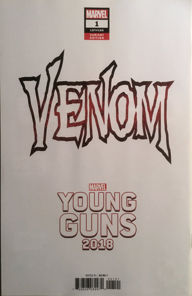 VENOM (2018) # 1 KUDER YOUNG GUNS VARIANT COVER FIRST PRINTING