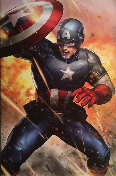 CAPTAIN AMERICA (2018) #11 BATTLE LINES VARIANT COVER