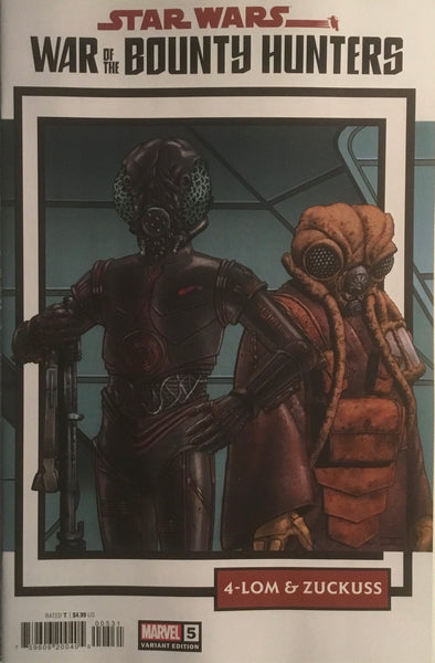STAR WARS WAR OF THE BOUNTY HUNTERS # 5 CASSADAY 1:25 VARIANT COVER