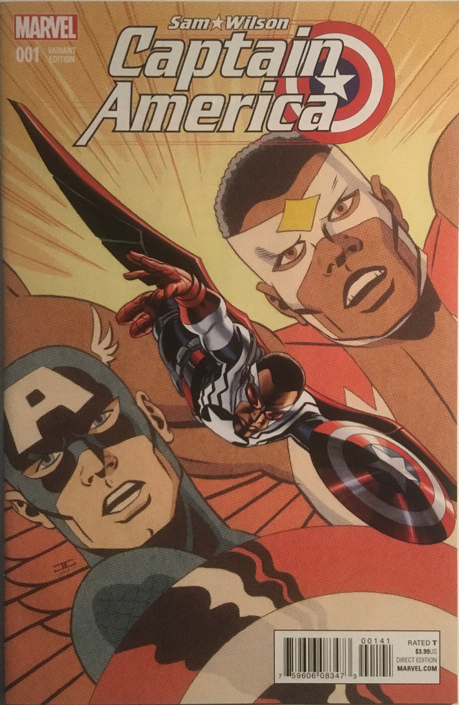 CAPTAIN AMERICA SAM WILSON # 1 CASSADAY 1:50 VARIANT COVER