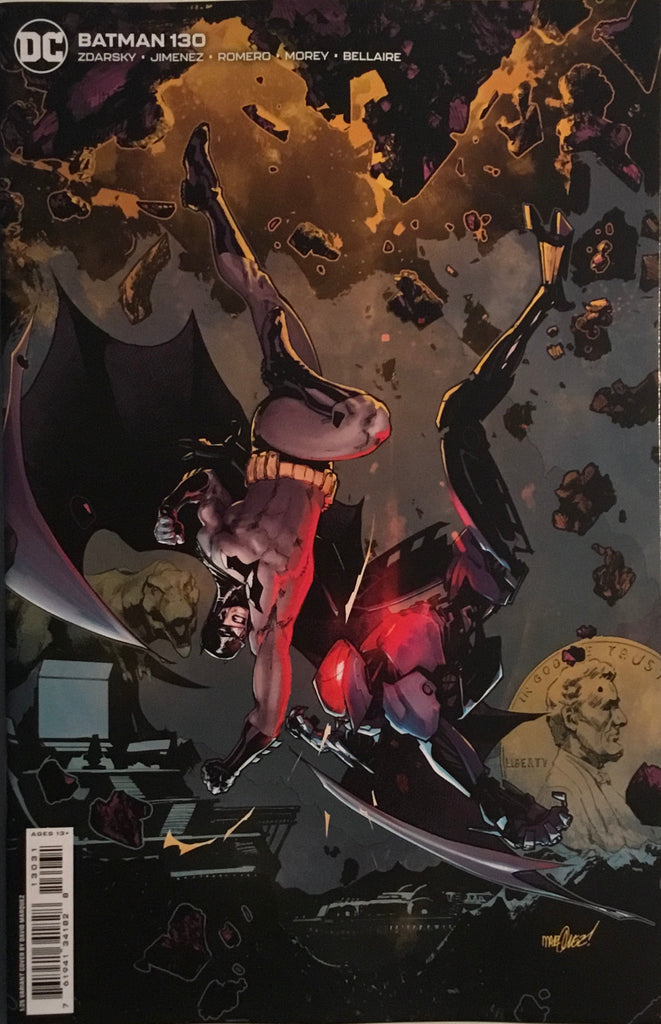 BATMAN (REBIRTH) #130 MARQUEZ 1:25 VARIANT COVER