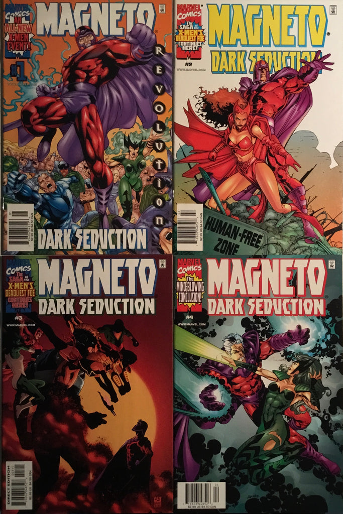 MAGNETO DARK SEDUCTION SET # 1 - 4 – Comics 'R' Us