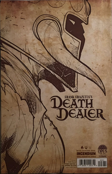 FRANK FRAZETTA’S DEATH DEALER # 3 MARTINO 1:5 THOR HOMAGE VARIANT COVER