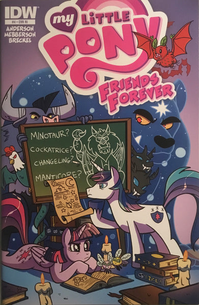 MY LITTLE PONY FRIENDS FOREVER # 4 RETAILER INCENTIVE 1:10 VARIANT COVER