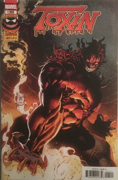EXTREME CARNAGE TOXIN # 1 TAN 1:10 VARIANT COVER