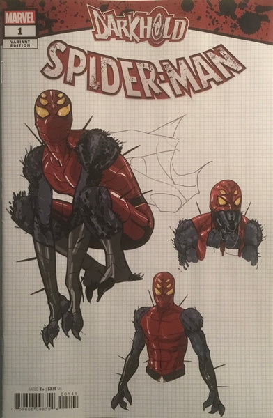 DARKHOLD SPIDER-MAN # 1 TORMEY 1:10 VARIANT COVER