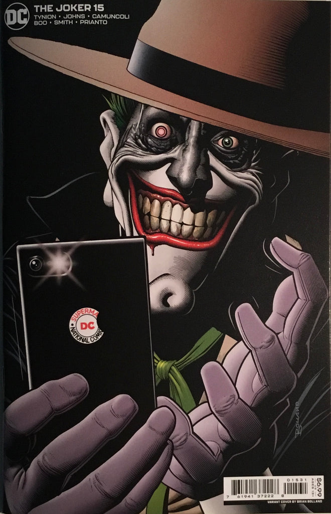 THE JOKER #15 BOLLAND VARIANT COVER