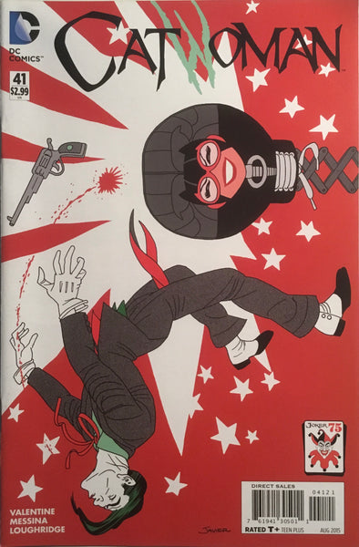 CATWOMAN (NEW 52) #41 JOKER 75TH ANNIVERSARY VARIANT COVER