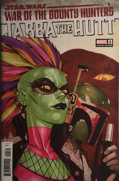 STAR WARS WAR OF THE BOUNTY HUNTERS JABBA THE HUTT # 1 CHANG VARIANT COVER FIRST APPEARANCE OF DEVA LOMPOP