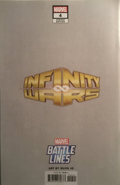 INFINITY WARS # 4 ADAM WARLOCK BATTLE LINES VARIANT COVER