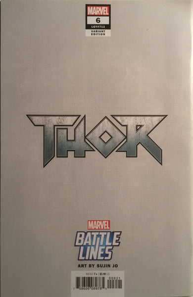 THOR (2018-) # 6 BATTLE LINES VARIANT COVER