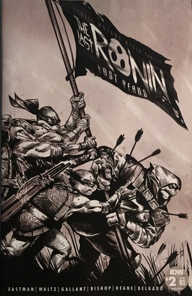 TEENAGE MUTANT NINJA TURTLES THE LAST RONIN LOST YEARS # 2 DEL MUNDO 1:50 VARIANT COVER