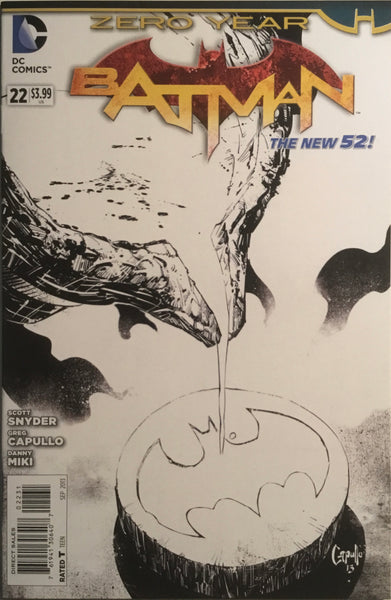 BATMAN (THE NEW 52) #22 CAPULLO 1:100 VARIANT COVER