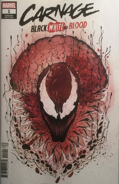 CARNAGE : BLACK WHITE AND BLOOD # 1 MOMOKO 1:25 VARIANT COVER